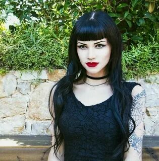 Pin by Alan on Lady Marlene-Model Goth hair, Goth beauty, El