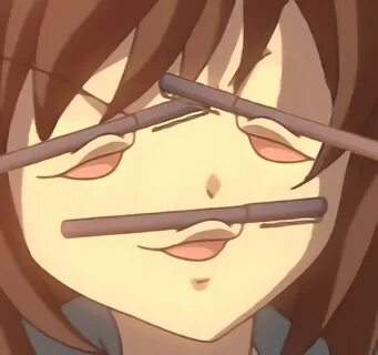 Haruhi Suzumiya Smug Face Anime memes funny, Anime expressio