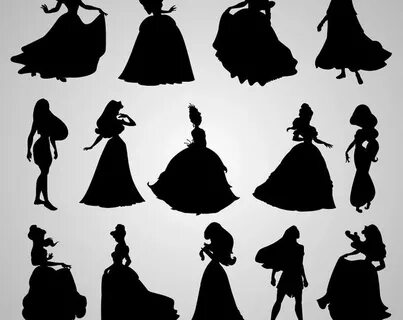 Buy 2 Get 1 Free Digital Clipart Silhouettes Beauty And Etsy