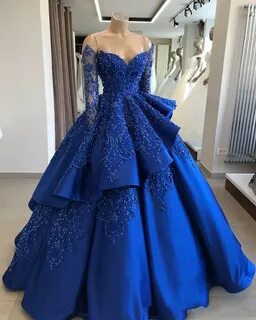 vintage royal full dress blue - Beli vintage royal full dres