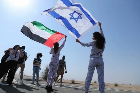 Model diplomacy: Israeli waves flag in UAE pajama photoshoot