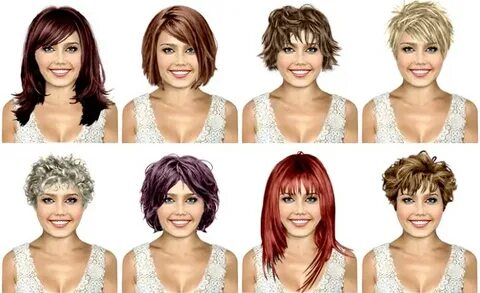 Try on hairstyles and hair colors on a photo of yourself Fre
