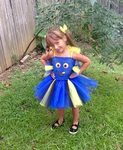 Blue Tang Fishy Tutu Dress Costume Inspired by Finding Dory 