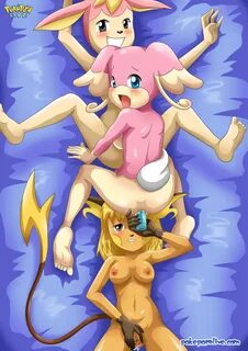 Xbooru - ass audino barefoot bbmbbf blush breasts deerling d