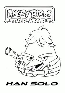 Angry Birds Star Wars Coloring Pages Free Printable - Colori