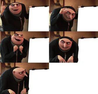 Gru's Plan V2, now in HD! Template Gru's Plan Meme template,