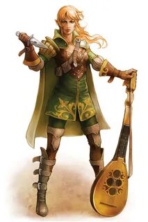 redhead elf bard - Google Search Bard, Dnd characters, Femal