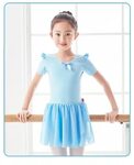 Балетное платье для девочек Детская Одежда для танцев коротк