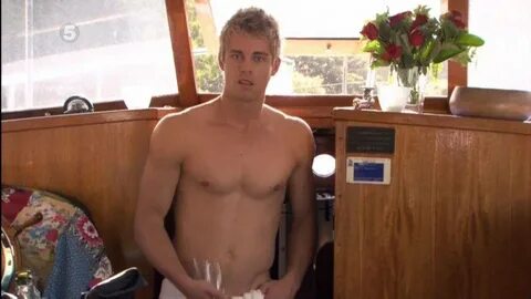 Luke Mitchell Shirtless On Boat Fit Males Shirtless & Naked