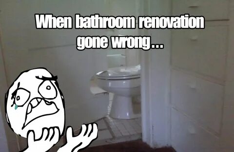 Funny Bathroom Renovation Memes Bathroom renovation, Remodel