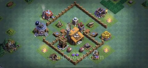 Top Builder Hall Level 3 Anti 3 Stars Base - Clash of Clans 