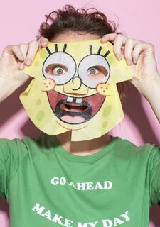 HipDot Spongebob Best Face Ever Sheet Mask Dolls Kill