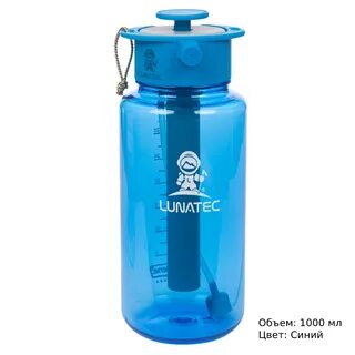 Water bottle that squirts into bottle