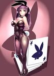 Safebooru - 1girl animal ears black legwear breasts bunny gi
