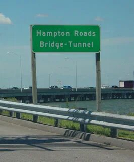 File:Hampton Roads Bridge-Tunnel signage for westbound traff