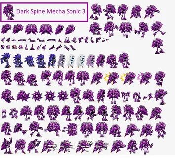 Dark Spine Mecha Sonic 3 sprites by multiadventures984 on De