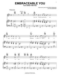 Embraceable You sheet music by Frank Sinatra (Piano, Vocal & Guitar.