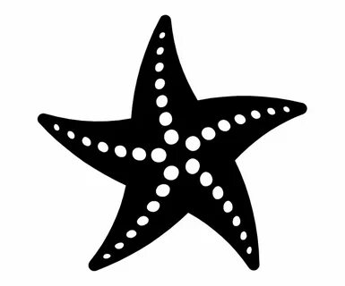 Download High Quality starfish clipart black Transparent PNG