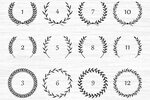 Half Wreath Svg Free - Layered SVG Cut File - Free Download 