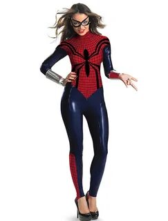 Женский костюм Человека-паука, комбинезон на Хэллоуин, наряд