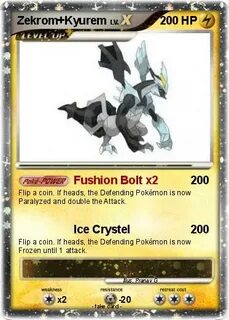Pokémon Zekrom Kyurem - Fushion Bolt x2 - My Pokemon Card