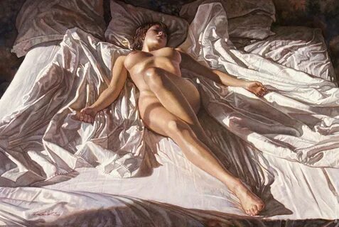 Steve Hanks - Nude Realism Figure Watercolor Paintings - Ame