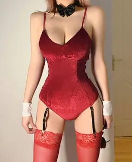 Disfraz mujer conejita sensual baby doll lencería sexy.