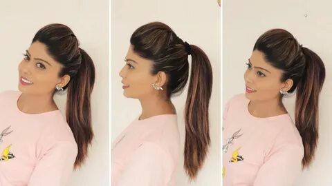 1 minute perfect High ponytail with Puff Tips & Tricks Rinka