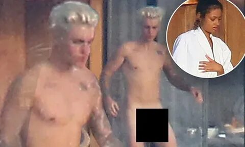 Justin Bieber strips naked for skinny dip with stunning Jayde Pierce.