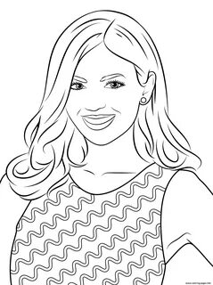 Coloring Pages Victorious Victoria Justice Monroe Celebrity 