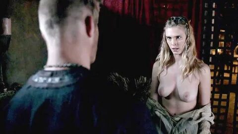 Gaia Weiss Topless Scene from 'vikings' on Scandalplanet xHa