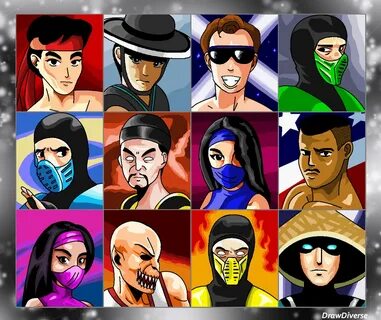 Mortal Kombat 2 All Characters All in one Photos