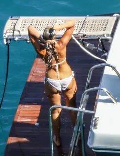 LEONA LEWIS in Bikini at a Boat in Capri 08/11/2019 - HawtCe