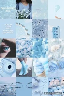 Blue Wallpaper iPhone Baby blue wallpaper, Blue aesthetic tu