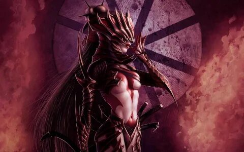 Wallpaper : illustration, fantasy art, anime, demon, darknes