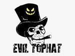 Top Hat Skull Logo , Free Transparent Clipart - ClipartKey