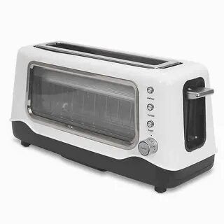 Dash Clear View 2-Slice Toaster in White - Toasters