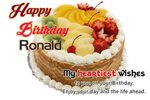 Happy Birthday Ronald - AZBirthdayWishes.com