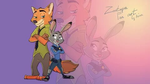 Art of the Day #50!! Fifty Fantastic Wallpapers! - Zootopia 