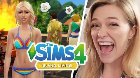 Playing The Sims 4 Island Living at EA Play Kelsey Impiccich