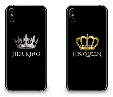 Her King & His Queen - Couple Matching Phone Cases Matching 