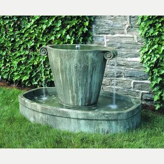 Anfora Outdoor Water Fountain Greek Urn Kinsey Garden Decor