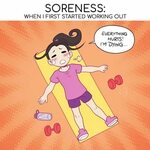Why hello there soreness. I welcome thee. Workout humor, Gym