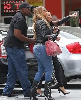 Mariah Carey in Low-Rise Ripped Skinny Jeans - Denimology