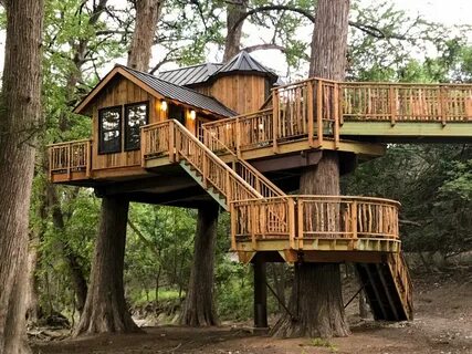 Luxury Treehouse Resort Opens in Utopia - Texas Highways