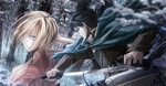 Levi and Mikasa vs Female Titan art by 雪 漣 月 - Imgur