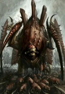 Tervigon Warhammer 40k tyranids, Warhammer 40k artwork, Tyra