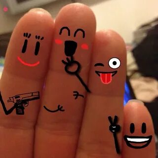 My finger friends Funny faces, Lol, Friends