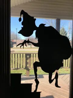 The Grinch Silhouette, Decorate your window for christmas, H