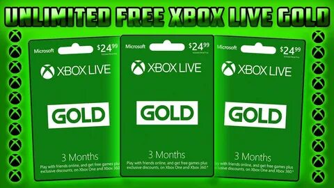 UNLIMITED FREE XBOX LIVE GOLD!!! *Working September 2017* No